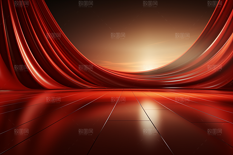 红色质感高清背景图