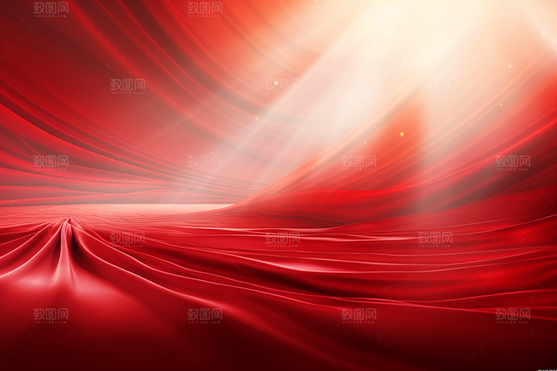 红色高清光效背景图