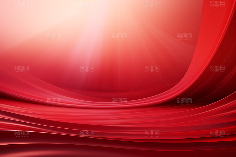 红色光效质感背景图