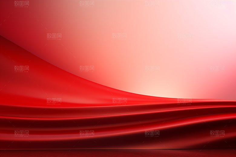 红色线条渐变背景图