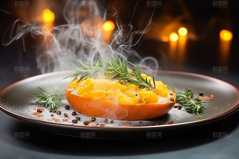 红薯地瓜山芋美食摄影图