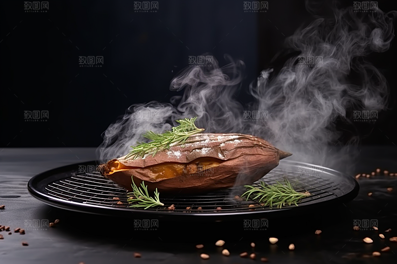 红薯地瓜杂粮高清摄影图