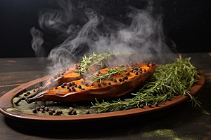 红薯地瓜美食杂粮摄影图