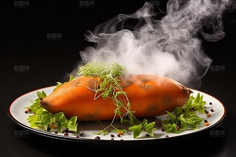 红薯地瓜杂粮高清摄影图