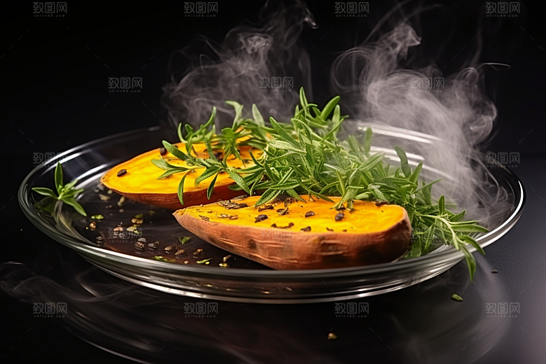 红薯地瓜杂粮淀粉摄影图