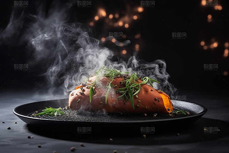 红薯地瓜淀粉山芋摄影图