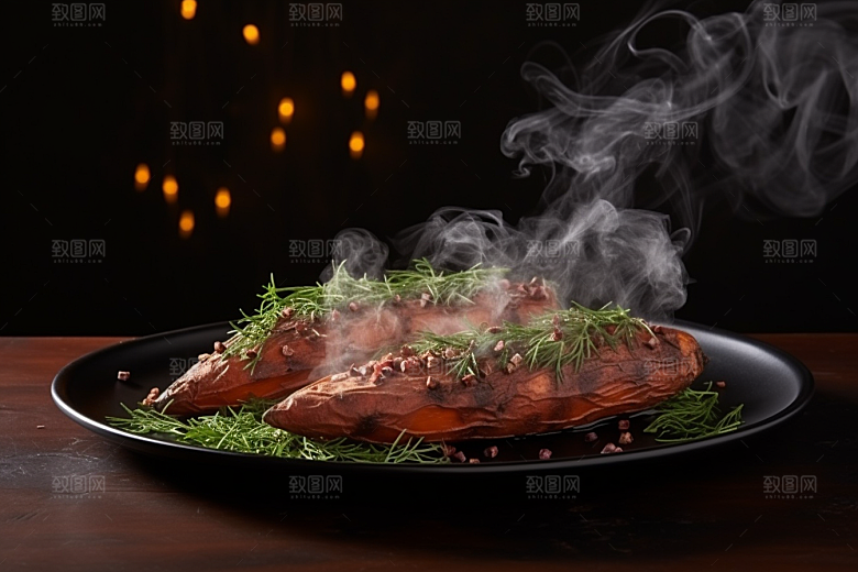 红薯地瓜杂粮高清摄影图