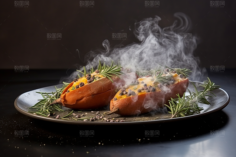 红薯地瓜杂粮淀粉摄影图