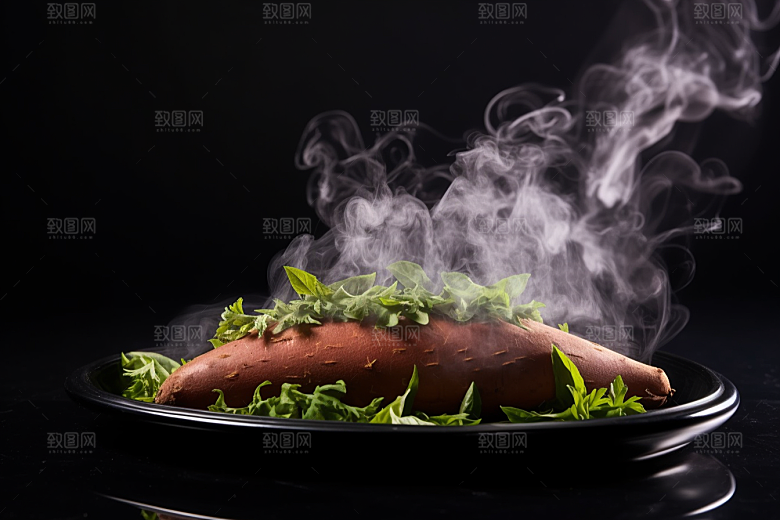 红薯地瓜杂粮高清摄影图