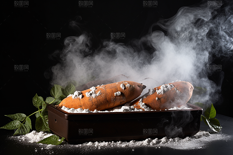 红薯地瓜高清黄心地瓜摄影图