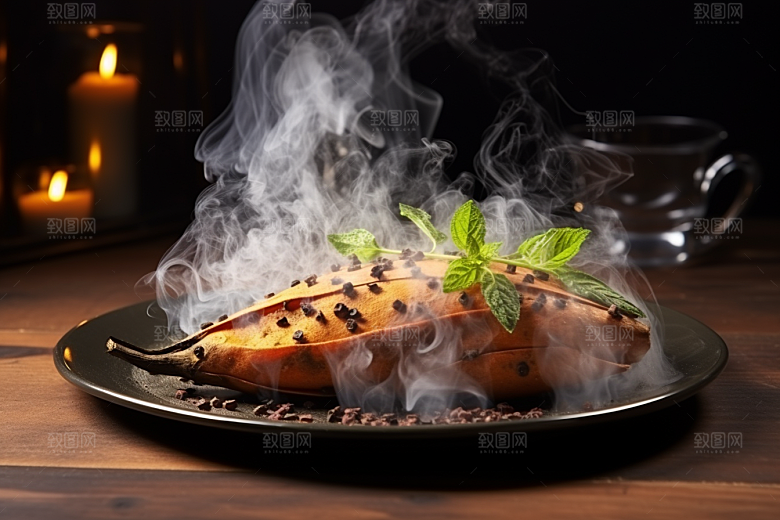 红薯地瓜淀粉杂粮摄影图