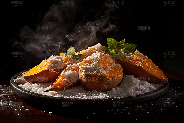 红薯地瓜高清美食摄影图