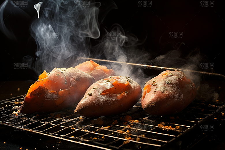 红薯地瓜高清食材摄影图
