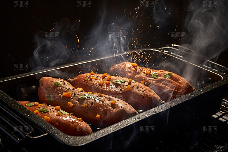 红薯地瓜山芋高清摄影图