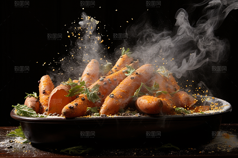 红薯地瓜美食山芋摄影图