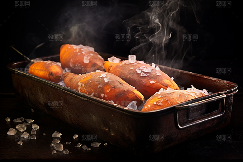 红薯地瓜碳水杂粮摄影图