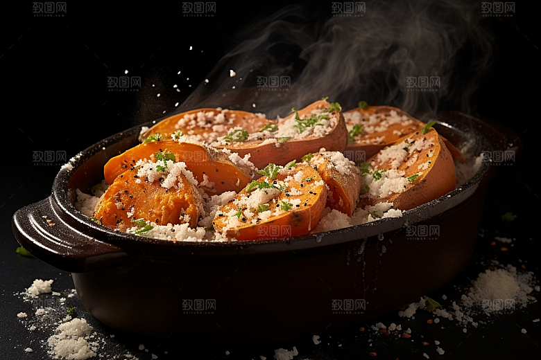 红薯地瓜美食主食摄影图