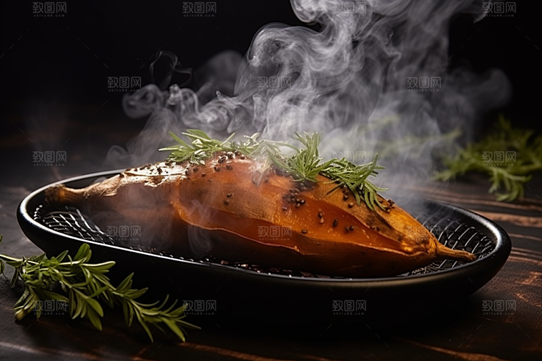 红薯地瓜黄心地瓜碳水摄影图