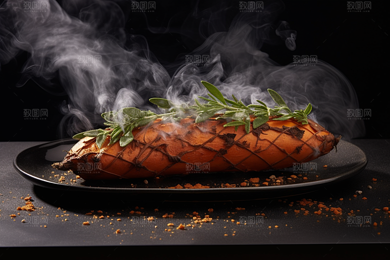 红薯地瓜食材杂粮摄影图