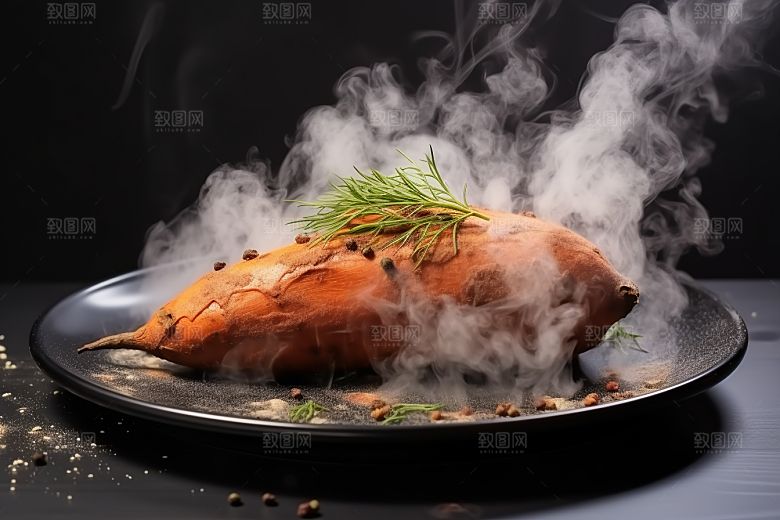 红薯地瓜淀粉山芋摄影图