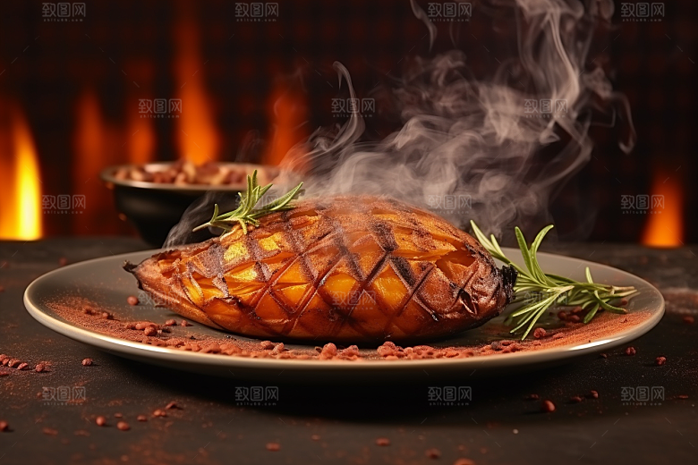红薯地瓜主食杂粮摄影图