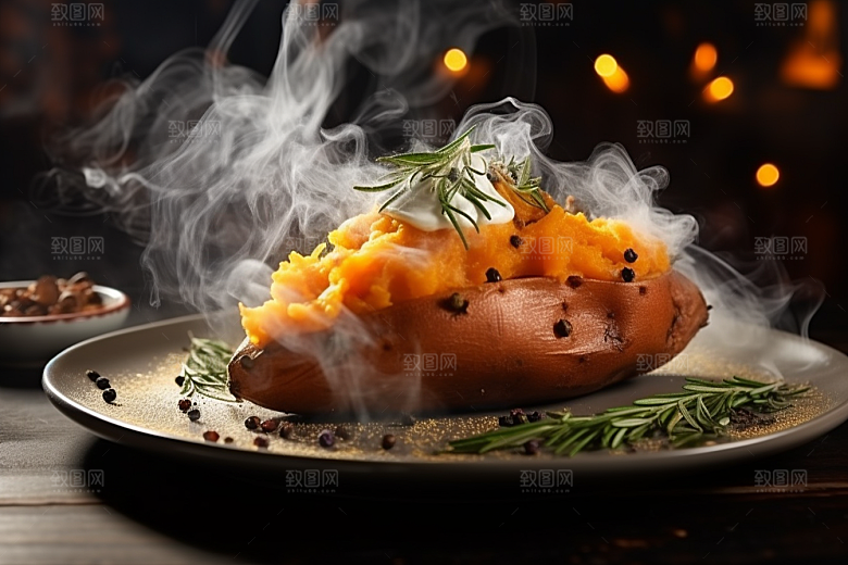 红薯地瓜杂粮高清摄影图