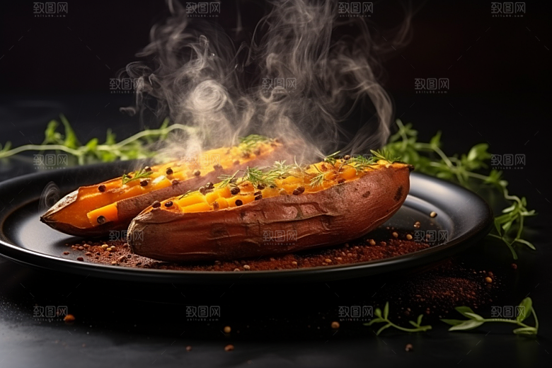 红薯地瓜高清主食摄影图