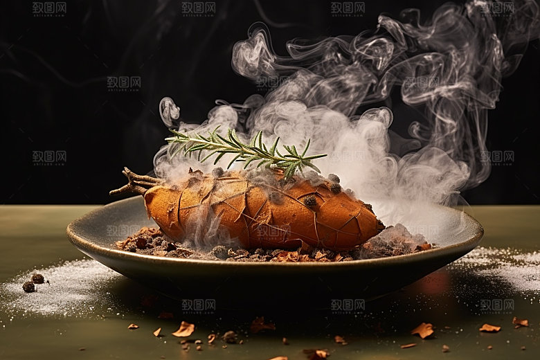 红薯地瓜食材杂粮摄影图
