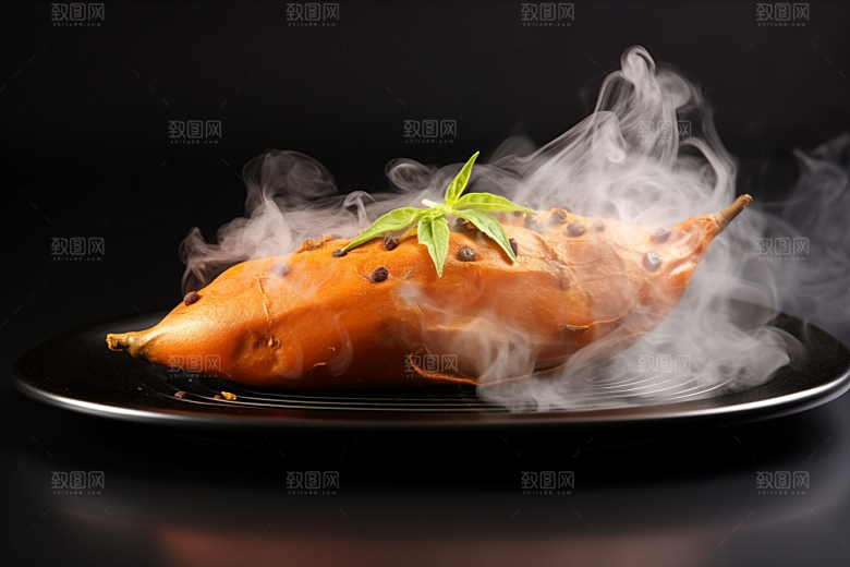 红薯地瓜黄心地瓜淀粉摄影图