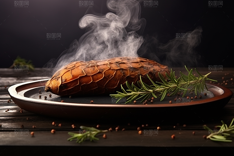 红薯地瓜食材高清摄影图