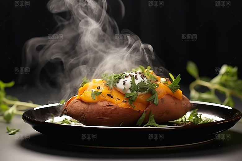 红薯地瓜高清主食摄影图