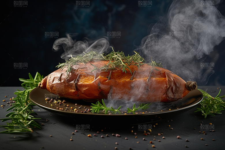 红薯地瓜美食山芋摄影图
