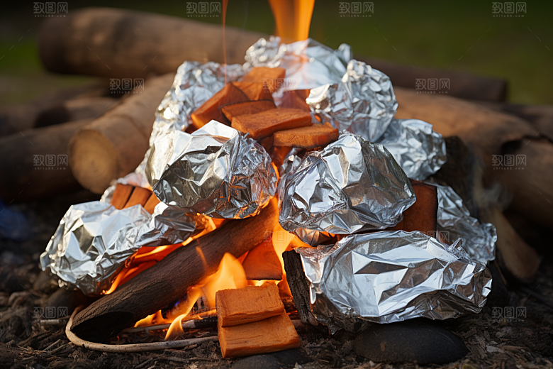 红薯地瓜淀粉食材摄影图