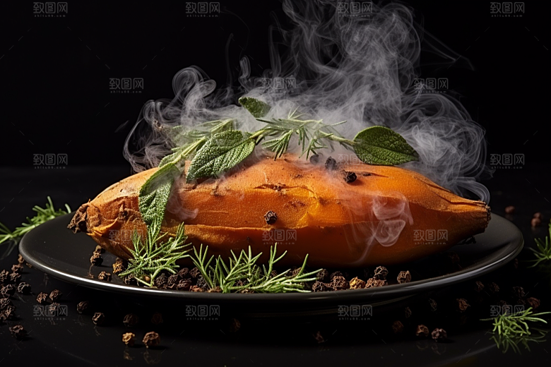 红薯地瓜高清碳水摄影图