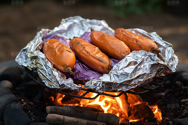 红薯地瓜美食碳水摄影图