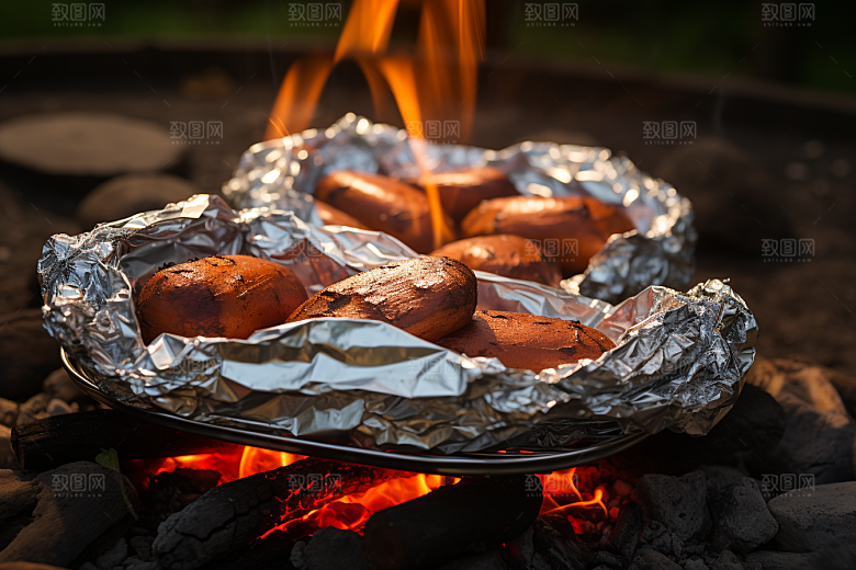 红薯地瓜美食山芋摄影图