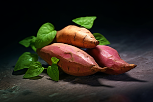 红薯高清食材摄影图