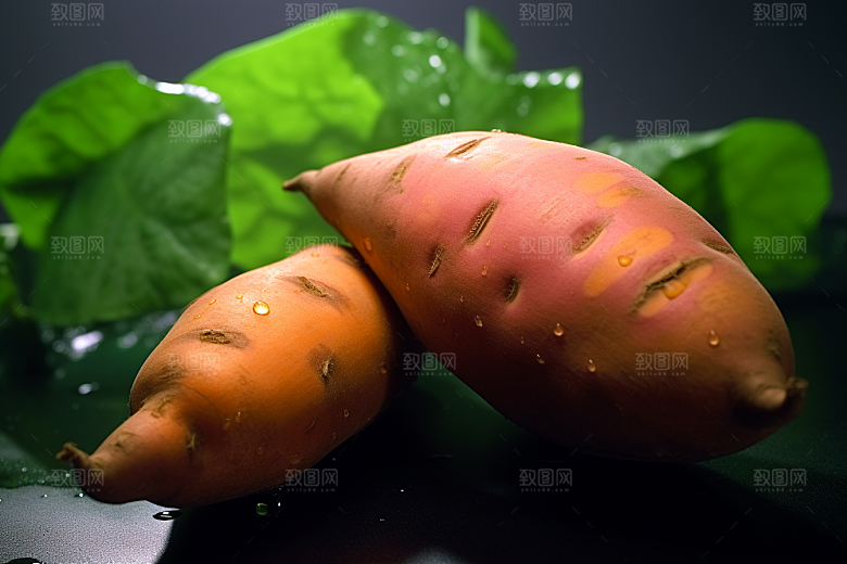 红薯粗粮番薯摄影图