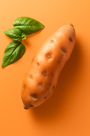 红薯食材碳水摄影图