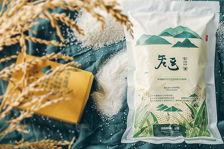 农产品包装袋乡村振兴大口袋素材
