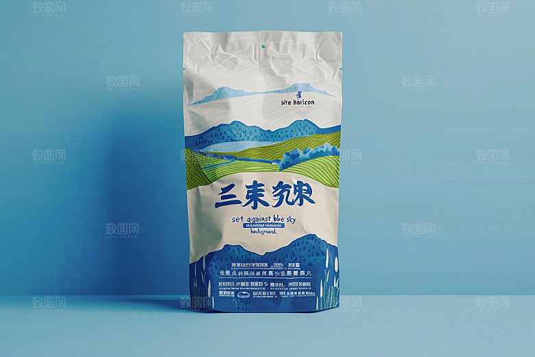 农产品包装袋食品包装设计素材