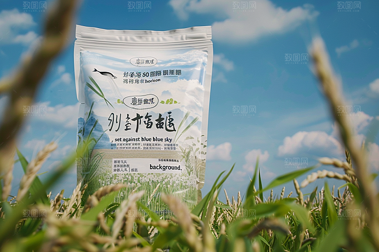 农产品包装袋粮食大口袋素材