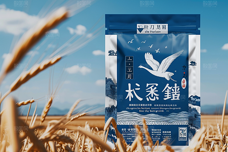 农产品包装袋包装设计大口袋素材