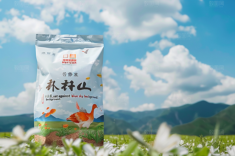 农产品包装袋包装设计粮食素材