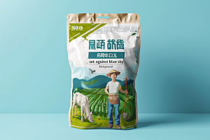 农产品包装袋粮食包装设计素材