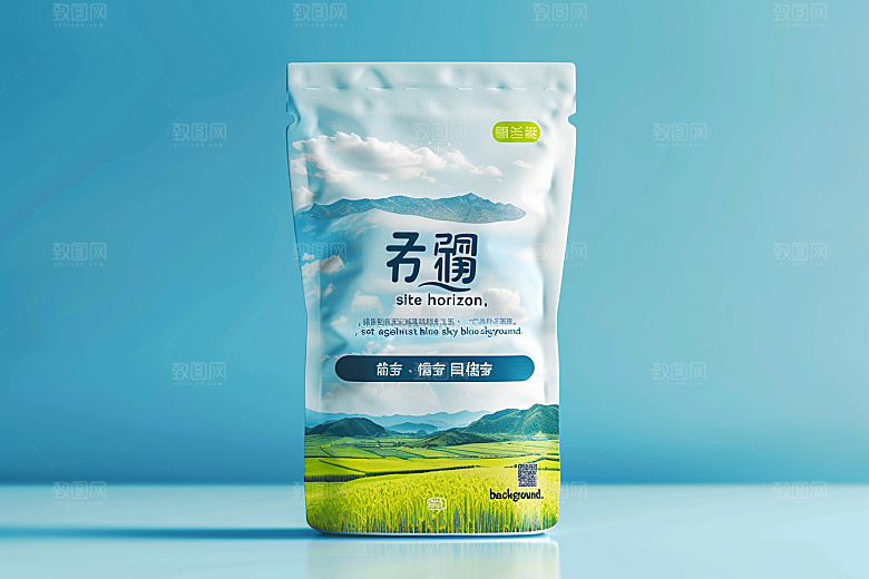 农产品包装袋高清有机素材