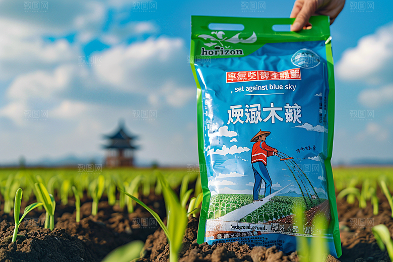 农产品包装袋乡村振兴食品素材