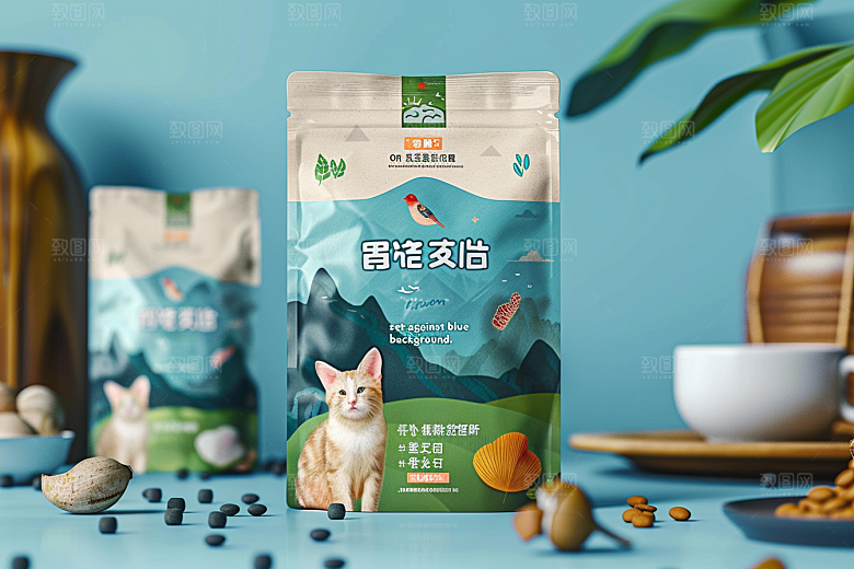 农产品包装袋样机大口袋素材