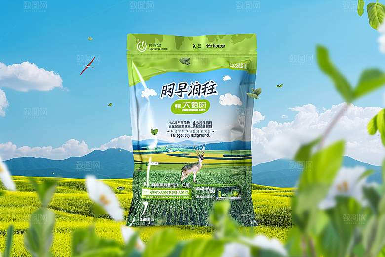 农产品包装袋粮食食品素材