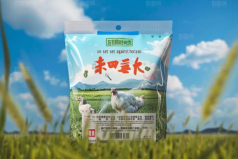 农产品包装袋粮食包装设计素材